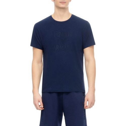 Kleidung Herren T-Shirts Emporio Armani 211818 4R485 Blau