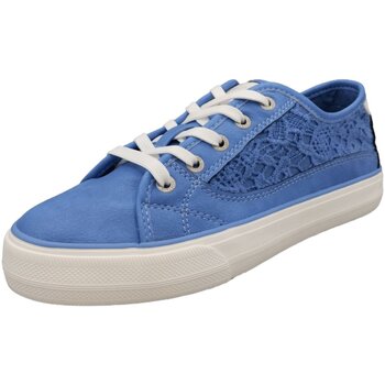 Schuhe Damen Derby-Schuhe & Richelieu Mustang Schnuerschuhe 1272309-88 Blau