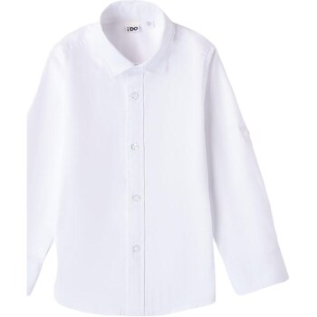 Kleidung Jungen Langärmelige Hemden Ido 48230 Weiss