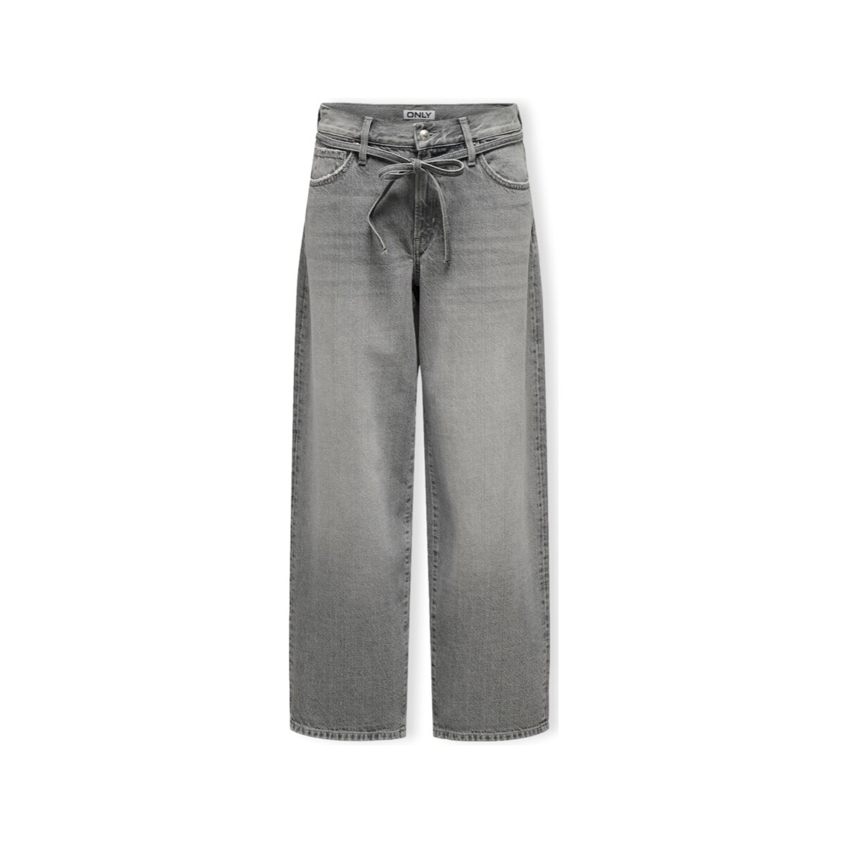Kleidung Damen Straight Leg Jeans Only Gianna Jeans - Medium Grey Denim Grau