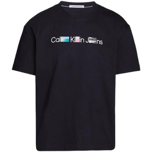 Kleidung Herren T-Shirts Calvin Klein Jeans  Schwarz