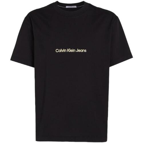 Kleidung Herren T-Shirts Calvin Klein Jeans  Schwarz