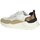 Schuhe Damen Sneaker High Date W391-FG-HA-WI Weiss