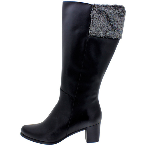Schuhe Damen Stiefel Piesanto 175876_2XL Schwarz