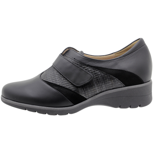 Schuhe Damen Slip on Piesanto 195956 Schwarz