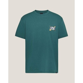 Kleidung Herren T-Shirts Tommy Hilfiger DM0DM18562CT0 Grün