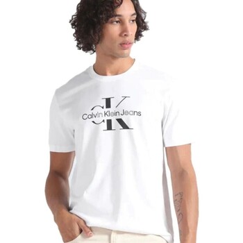 Kleidung Herren T-Shirts Calvin Klein Jeans J30J325190 Weiss