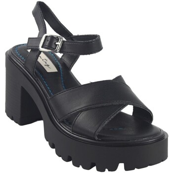 Schuhe Damen Multisportschuhe MTNG MUSTANG Damensandale 53335 schwarz Schwarz