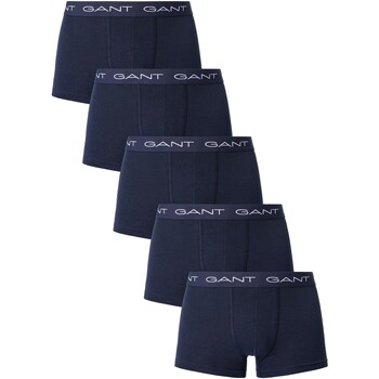 Unterwäsche Herren Boxershorts Gant 5er-Pack Essentials-Unterhosen Blau