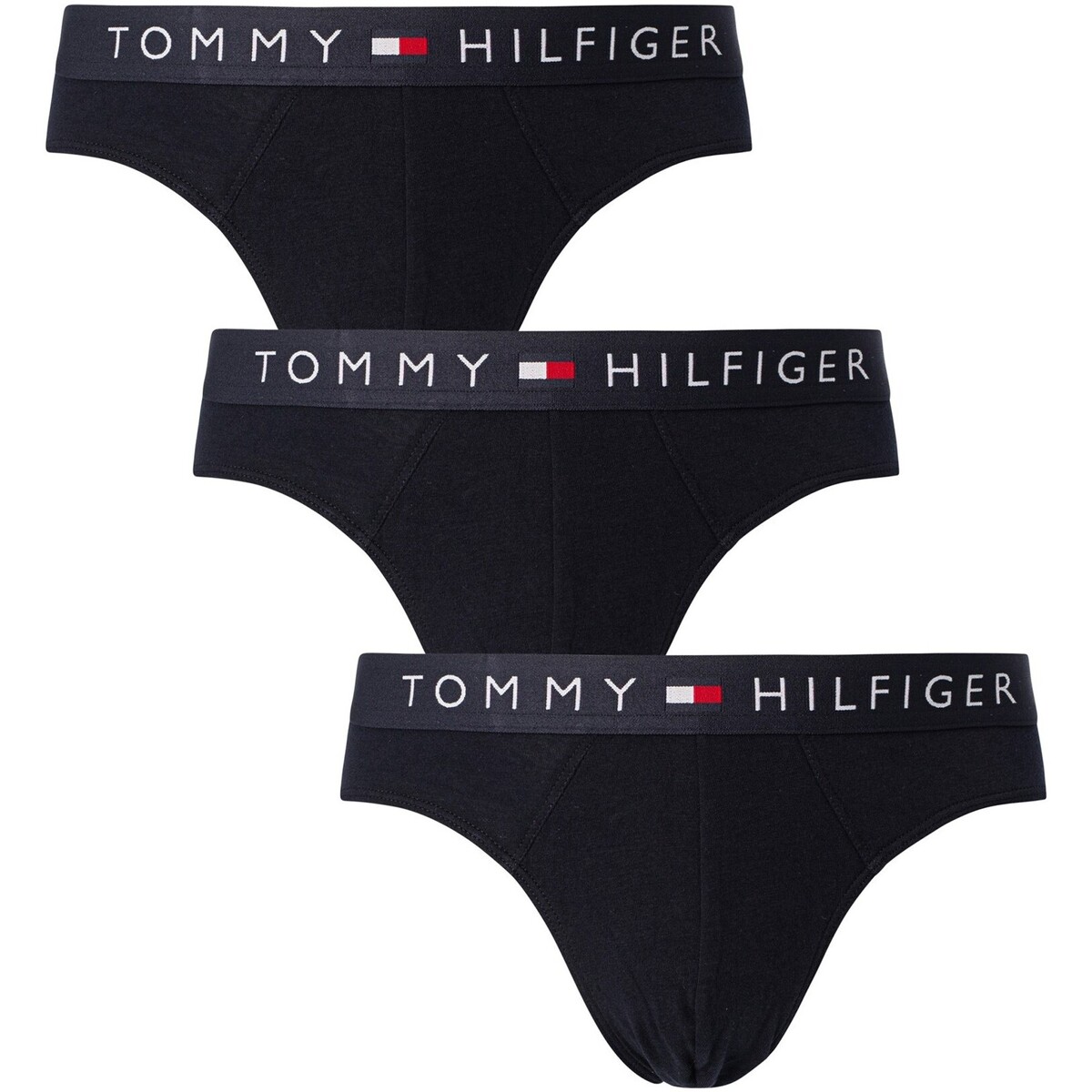 Unterwäsche Herren Slips Tommy Hilfiger Original-Slips im 3er-Pack Blau