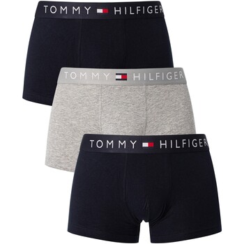 Unterwäsche Herren Boxershorts Tommy Hilfiger 3er-Pack Original-Unterhosen Multicolor