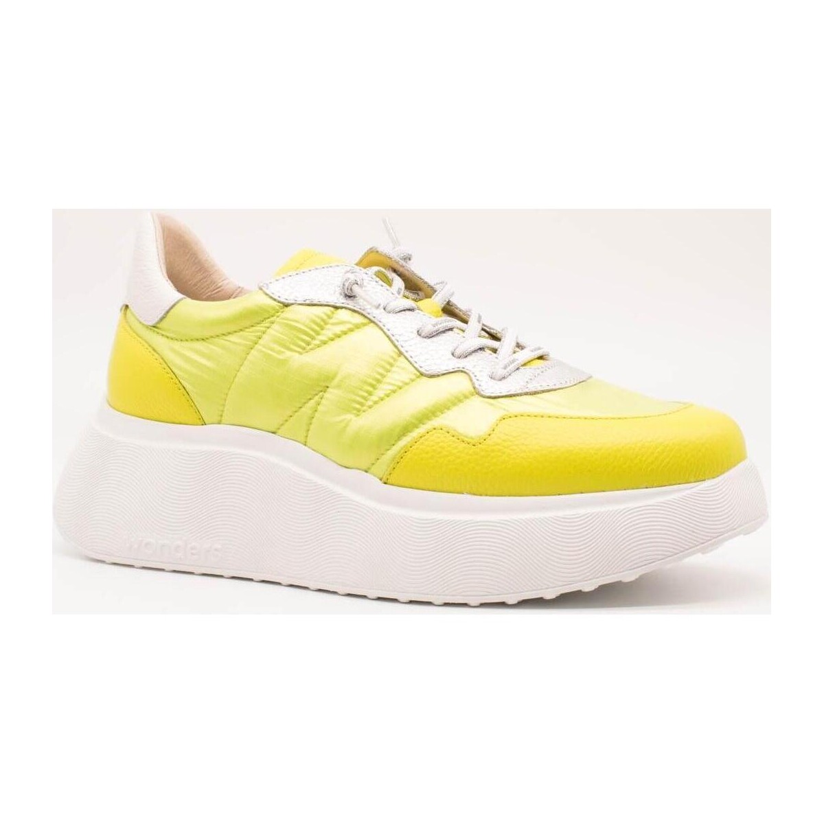 Schuhe Damen Sneaker Wonders  Gelb