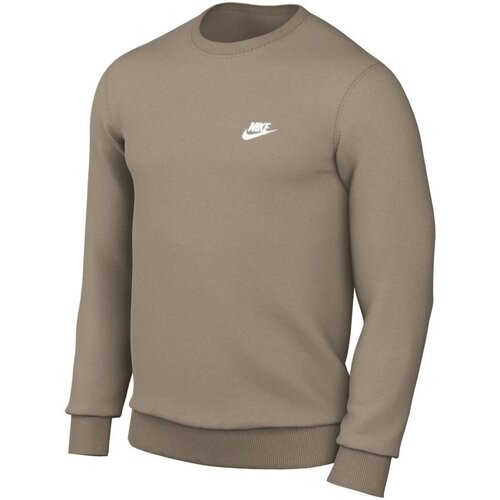 Kleidung Herren Pullover Nike Sport Sportswear Club Crew BV2662-247 Braun