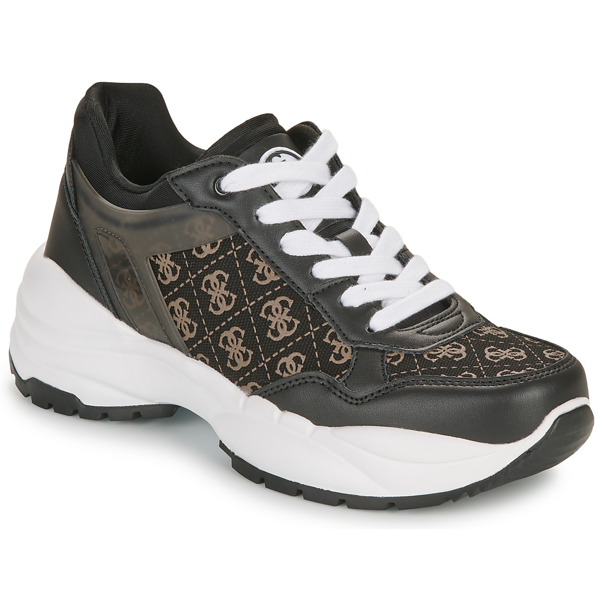 Schuhe Damen Sneaker Low Guess SAMRA Schwarz