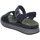 Schuhe Damen Sandalen / Sandaletten Think Sandaletten Meggie Sandale oceano 3-000251-8040 Blau