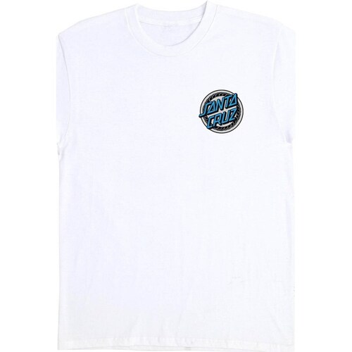 Kleidung Herren T-Shirts Santa Cruz SCA-TEE-10839 Weiss