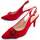 Schuhe Damen Pumps Leindia 87360 Rot