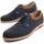 Schuhe Herren Derby-Schuhe & Richelieu Leindia 87730 Blau