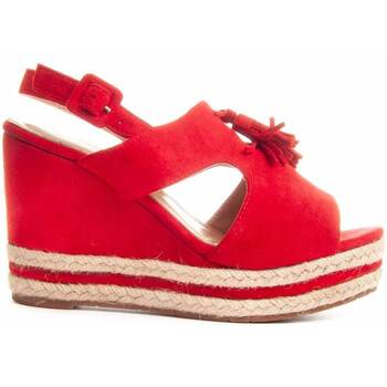 Schuhe Damen Sandalen / Sandaletten Leindia 88168 Rot