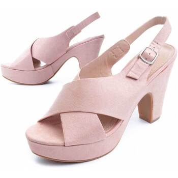 Schuhe Damen Sandalen / Sandaletten Leindia 88197 Rosa