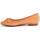 Schuhe Damen Ballerinas Leindia 88213 Orange