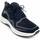Schuhe Herren Sneaker Low Leindia 88573 Blau