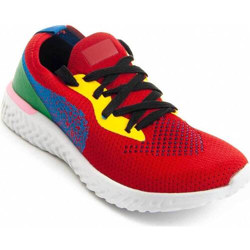 Schuhe Damen Sneaker Low Leindia 88595 Multicolor