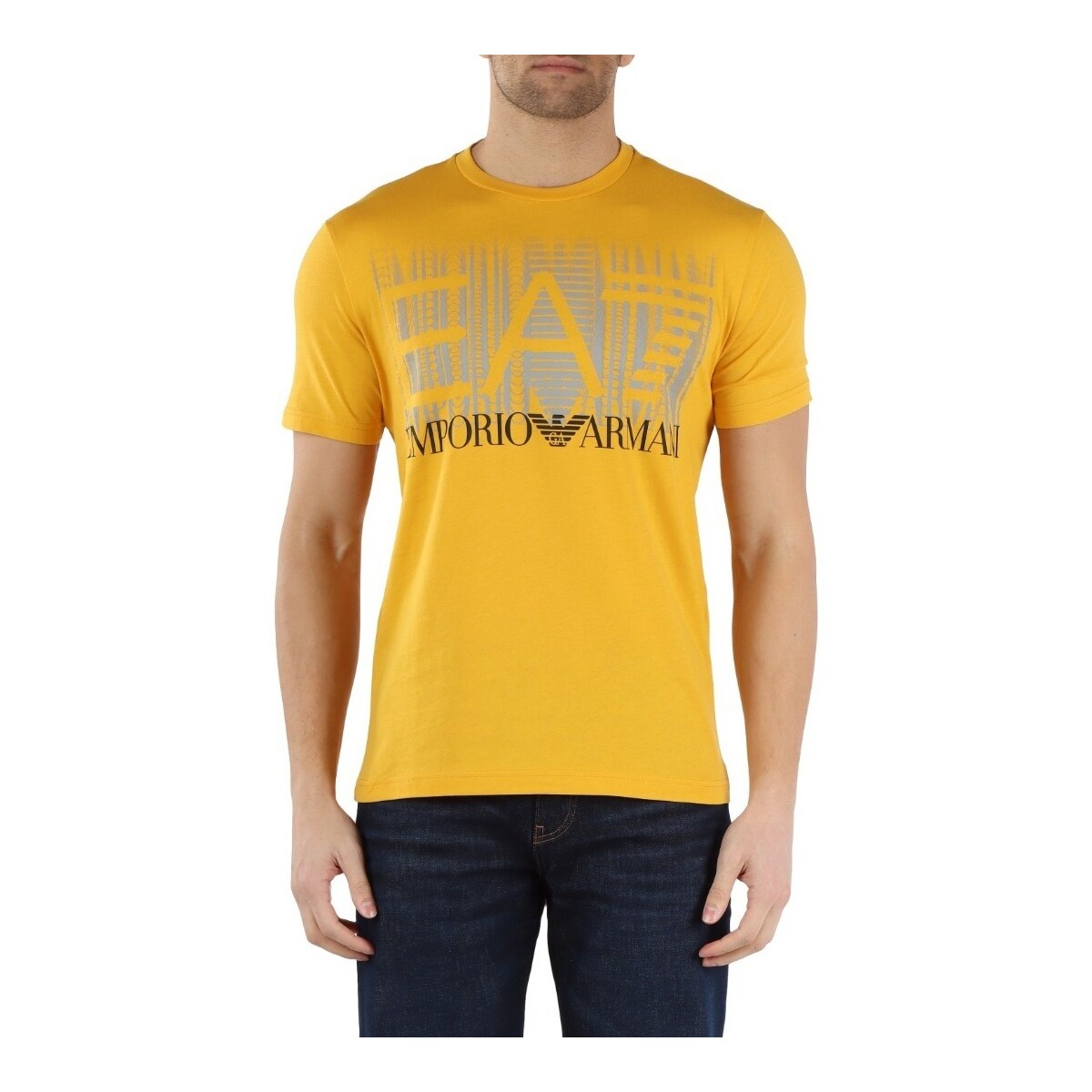 Kleidung Herren T-Shirts & Poloshirts Emporio Armani EA7 3DPT44PJ02Z Gelb