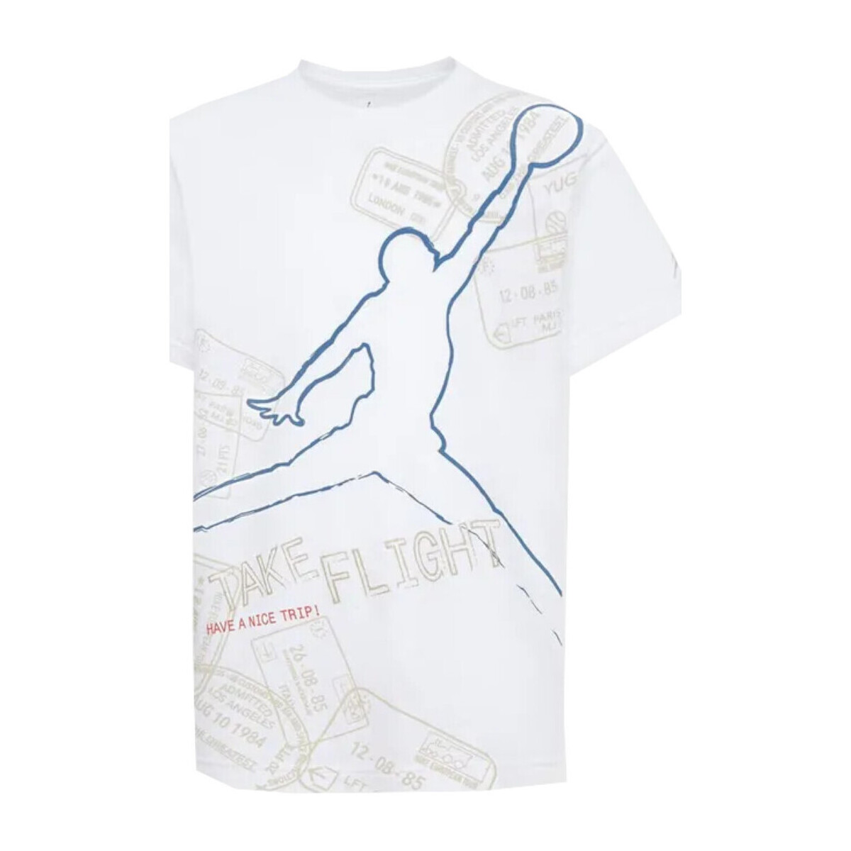 Kleidung Jungen T-Shirts Nike 95D006 Weiss