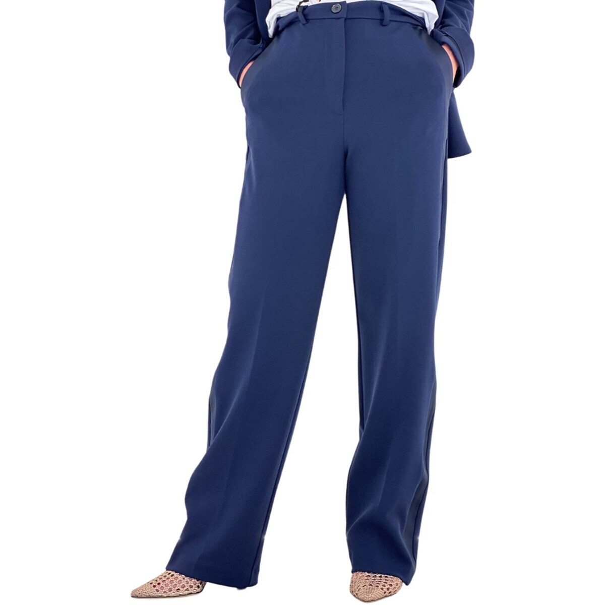 Kleidung Damen 5-Pocket-Hosen Vicolo TB0048 Blau