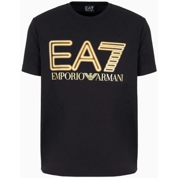 Kleidung Herren T-Shirts & Poloshirts Emporio Armani EA7 3DPT37PJMUZ Schwarz
