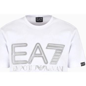 Kleidung Herren T-Shirts & Poloshirts Emporio Armani EA7 3DPT37PJMUZ Weiss