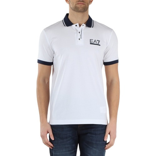 Kleidung Herren T-Shirts & Poloshirts Emporio Armani EA7 3DPF17PJ03Z Weiss