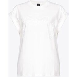 Kleidung Damen T-Shirts & Poloshirts Pinko TELESTO 103138 A1XD-Z05 Weiss