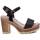 Schuhe Damen Sandalen / Sandaletten Refresh 17180005 Schwarz