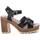 Schuhe Damen Sandalen / Sandaletten Refresh 17187705 Schwarz