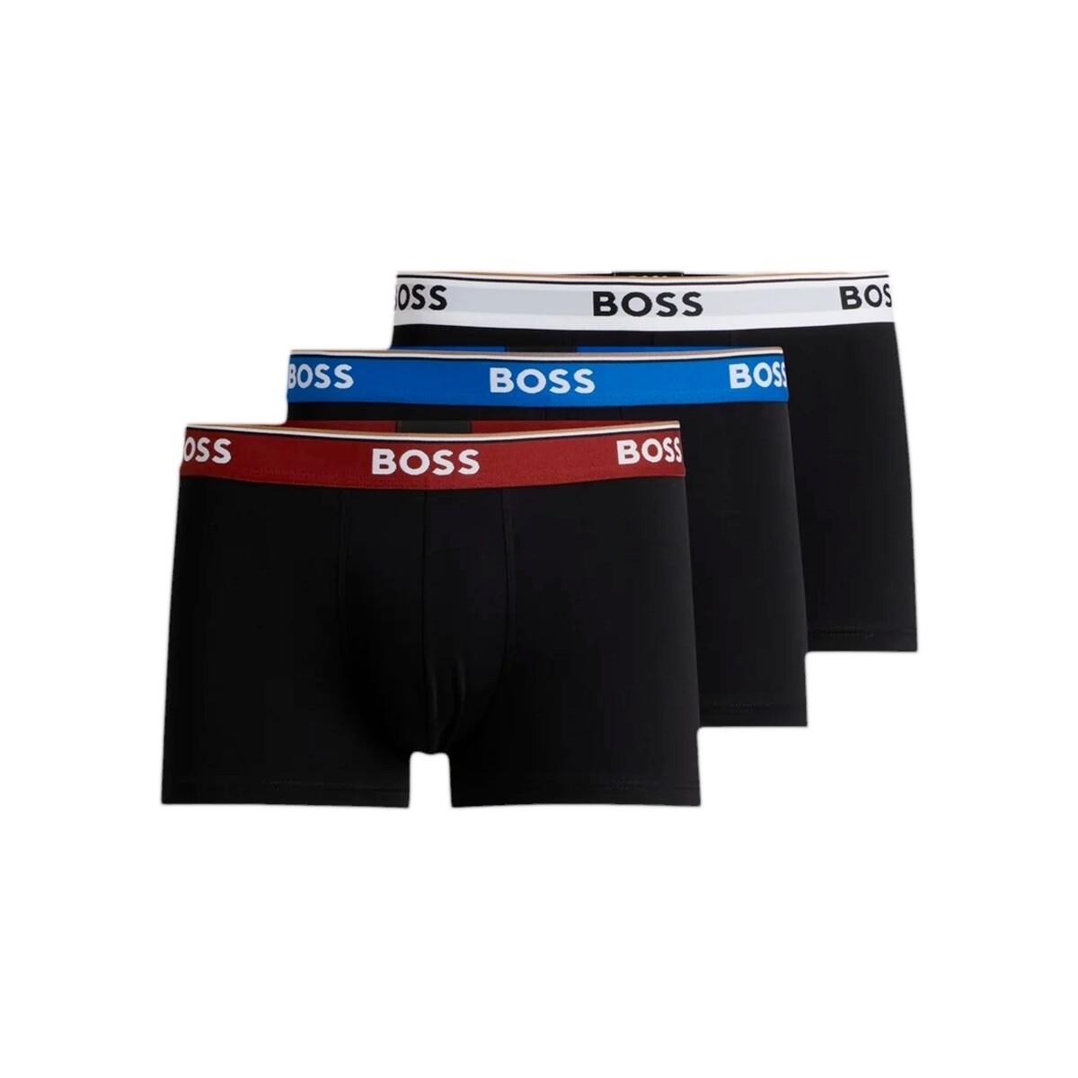 Unterwäsche Herren Boxer BOSS pack x3 classic Schwarz