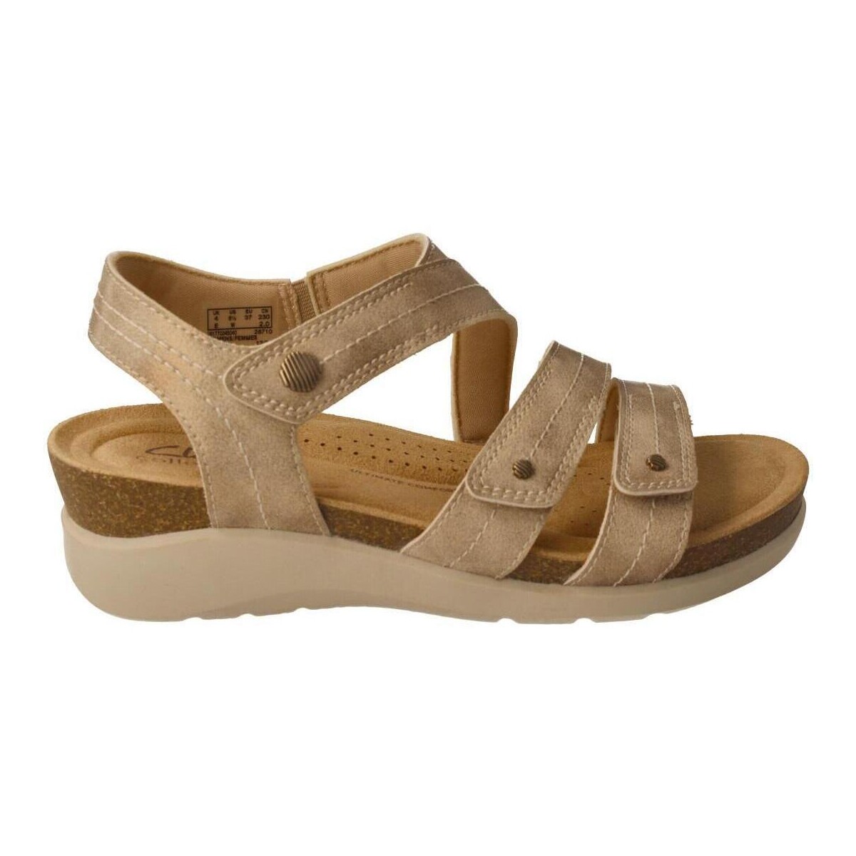 Schuhe Damen Sandalen / Sandaletten Clarks  Gold