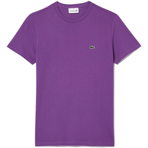 Kleidung Herren T-Shirts Lacoste TH6709 Violett