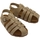 Schuhe Kinder Sandalen / Sandaletten Plakton Panza Baby Sandals - Lino Beige
