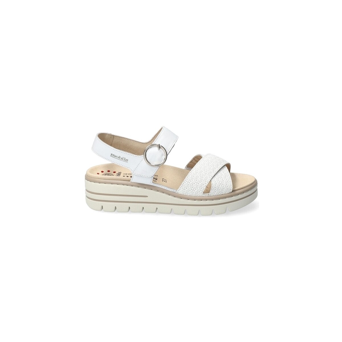 Schuhe Damen Tennisschuhe Mobils CAMILLE Weiss