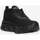 Schuhe Damen Sneaker High Skechers 117385-BBK Schwarz