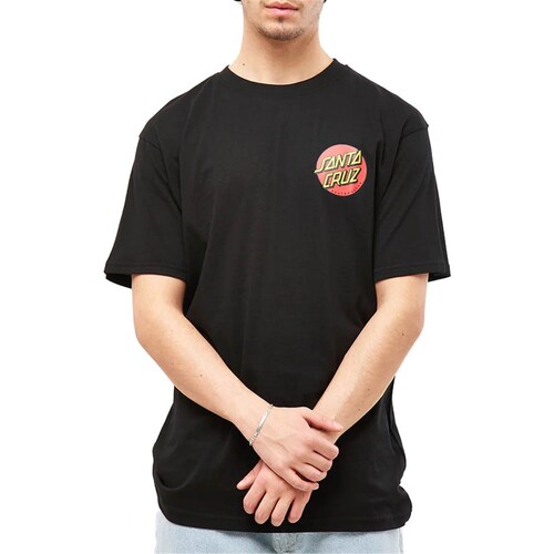 Kleidung Herren T-Shirts Santa Cruz SCA-TEE-10755 Schwarz