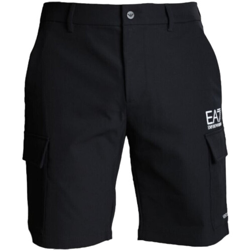 Kleidung Herren Shorts / Bermudas Emporio Armani EA7 3DPS03-PNFRZ Schwarz