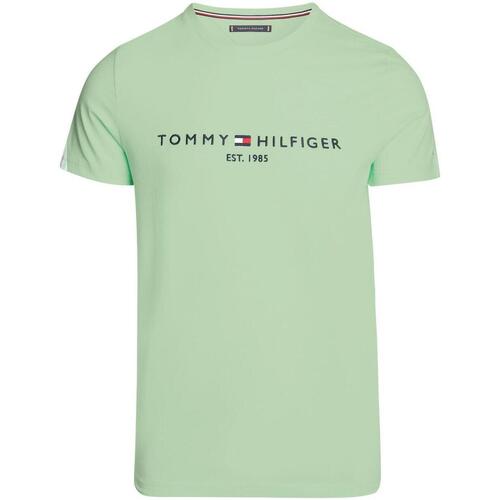 Kleidung Herren T-Shirts Tommy Hilfiger  Grün