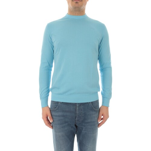 Kleidung Herren Pullover Fedeli 7UED8015 Blau