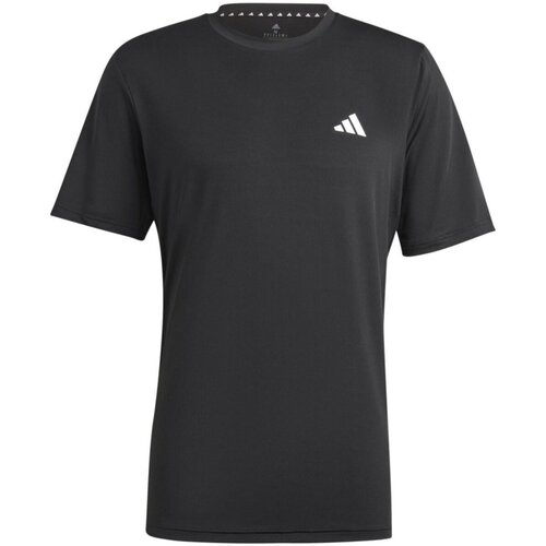 Kleidung Herren T-Shirts adidas Originals Sport TR-ES STRETCH T,BLACK/WHITE 1123765 Schwarz