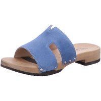 Schuhe Damen Pantoletten / Clogs Softclox Pantoletten Blida S350145 Blau