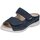 Schuhe Damen Pantoletten / Clogs Rieker Pantoletten V7492-14 Blau
