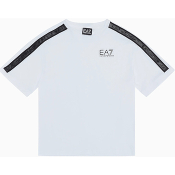 Kleidung Jungen T-Shirts Emporio Armani EA7 3DBT56-BJ02Z Weiss